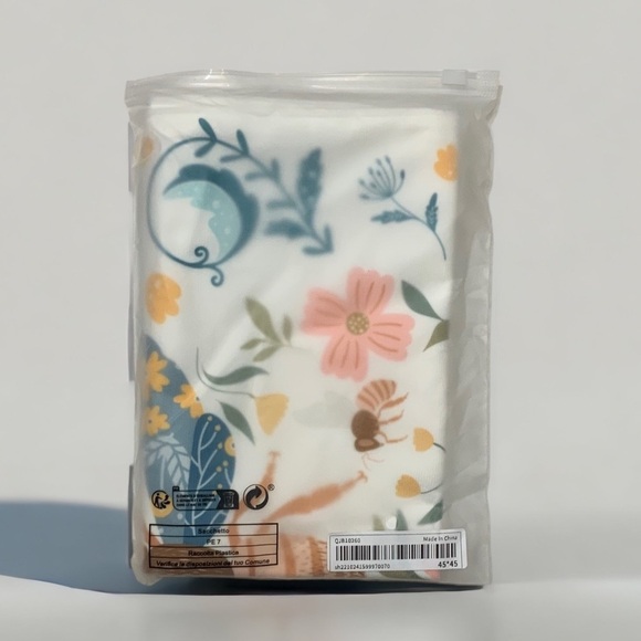 Pillow Cover Bee Garden Party Floral Multicolor Large Square 17.7 X 17.7 - Picture 12 of 16